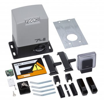 KIT automazione per cancelli fino a 900KG Faac DELTA 3 230V SAFE 105630445