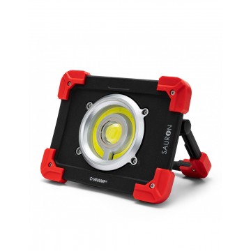 Faretto a Led portatile 20w ricaricabile 1200 lm con powerbank Sauron Velamp IR827