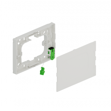 Borchia fibra ottica FTTH per montaggio su scatola 503 EASY LOCK Telecom & Security