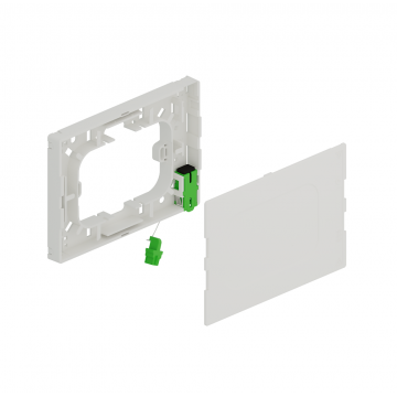 Borchia fibra ottica FTTH per montaggio su scatola 503 EASY LOCK FAIT