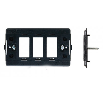 Supporto FEB Laser 3 moduli per scatola 503 compatibile con BTicino Magic