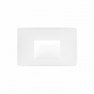 Segnapasso rettangolare Beneito a led MIS C IP65 3000K colore Bianco