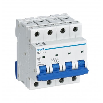 Interruttore magnetotermico CHINT 4P 50A 10kA Curva D 4M NB1-63H/D50-4P-10 179932