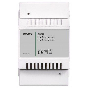 Dispositivo programmabile con 2 relè in scambio 6A 230V Vimar Elvox 69RH
