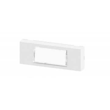 Pulsante portanome illuminabile per impianti a campanello Bianco Zippo 22901B