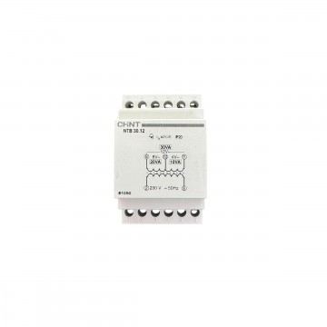 Trasformatore Chint per campanelli 3 moduli 4-8-12V 30VA NTB30.12 81050