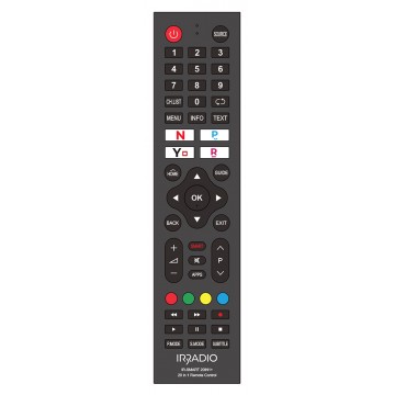 Telecomando TV multimarca 20 in 1 pronto all'uso Melchioni Irradio