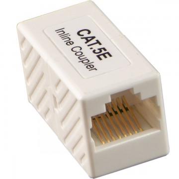 Accoppiatore RJ45 cat.5E UTP bianco non schermato Fanton 23738