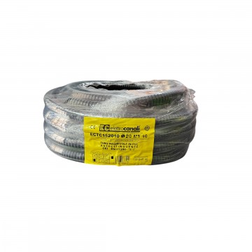 Matassina Tubo Corrugato nero diametro Ø20 10MT Elettrocanali ECTC152010