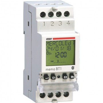 Interruttore orario giornaliero astronomico Bluetooth Vemer memo BT1 VE767600