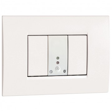Interruttore orario giornaliero astronomico Bluetooth da incasso Vemer Mini Time Bianco VE798200