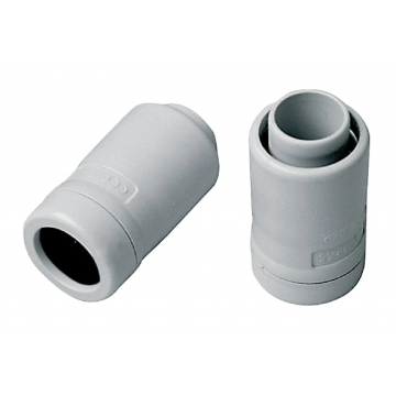 Raccordo Tubo-Guaina pari diametro Ø16/16 IP67 Elettrocanali EC72016
