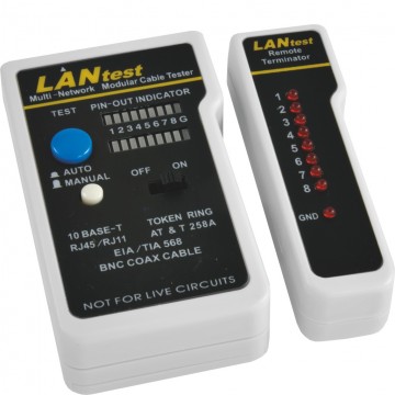 Tester per cavi di rete Vemer VE LAN VE772800