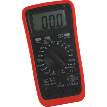 Multimetro digitale AC/DC AC 750V DC 1000V 10A VE 502E Vemer VE772600