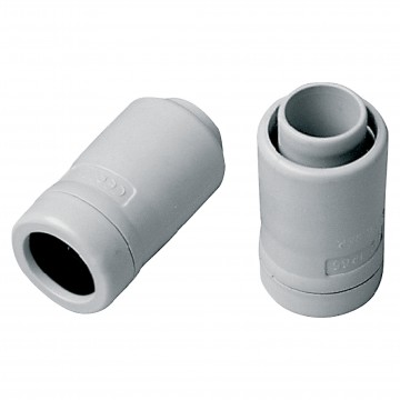 Raccordo Tubo-Guaina pari diametro Ø20/20 IP67 Elettrocanali EC72020