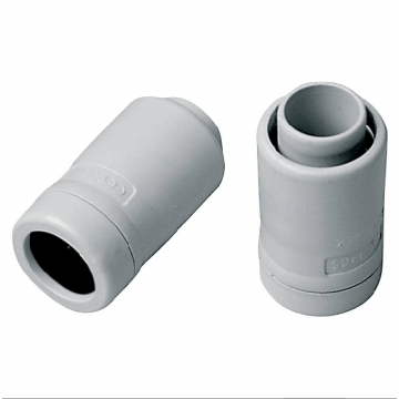 Raccordo Tubo-Guaina pari diametro Ø25/25 IP67 Elettrocanali EC72025