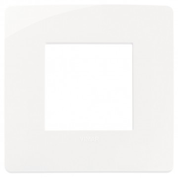 Placca Bianca 2 Moduli Vimar Plana UP 14642U.01
