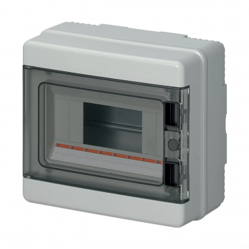 Centralino da parete stagno IP65 Elettrocanali 8 Moduli EC62008