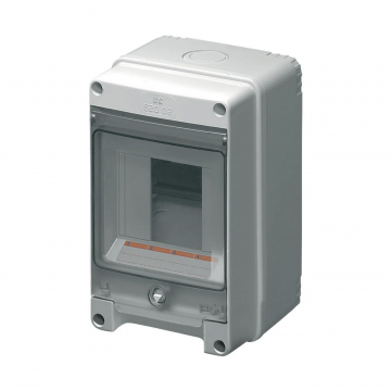 Centralino da parete stagno IP65 Elettrocanali 2/4 Moduli EC62002