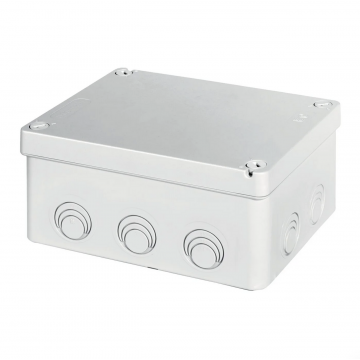 Cassetta di derivazione esterna preforata Elettrocanali 160x115x75 IP67 EC493C5