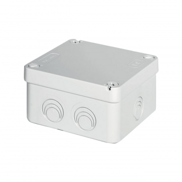 Cassetta di derivazione esterna preforata Elettrocanali 110x110x60 IP67 EC493C4