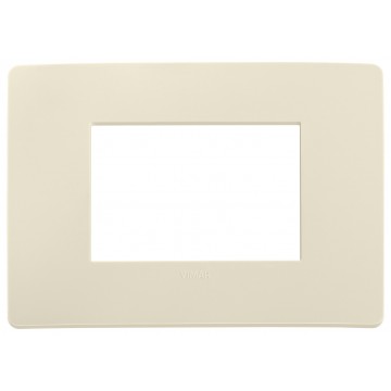 Placca Avorio Matt 3 Moduli Vimar Plana UP 14653U.12